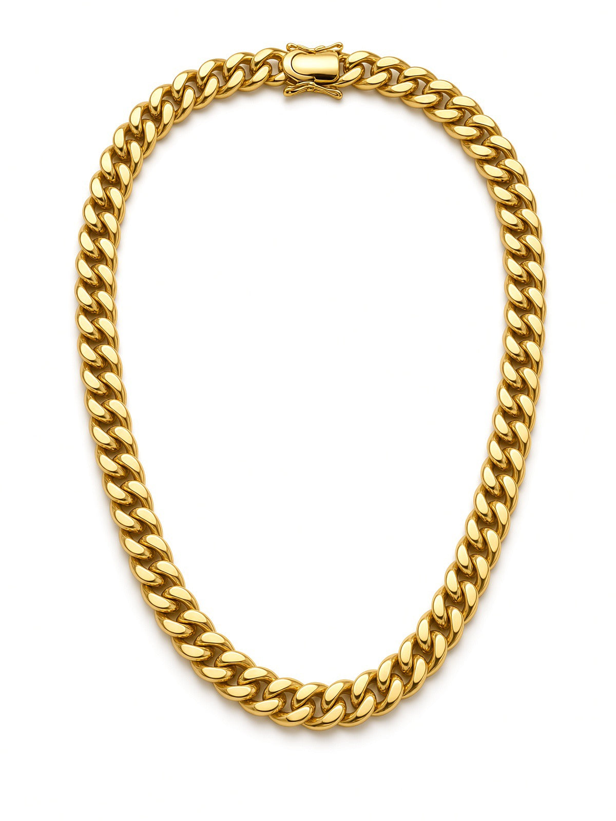 9ct Yellow Gold Curb Link Necklace