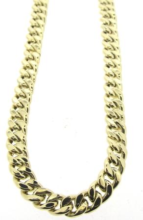 9ct Yellow Gold Curb Link Necklace