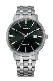 Citizen Classic Eco-Drive - Black Dial, Steel Bracelet, 40mm