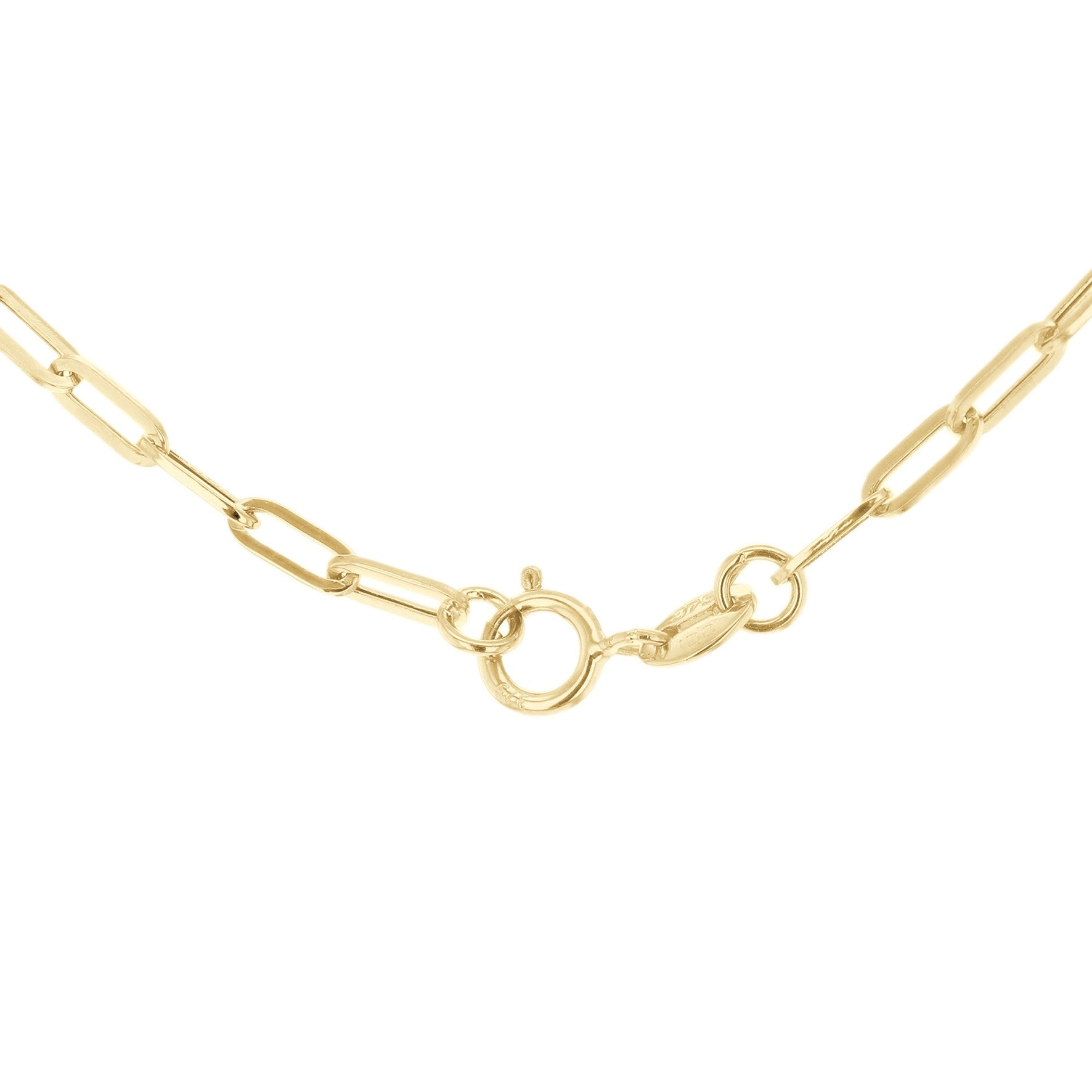 9ct Yellow Gold Small Paper Link Chain