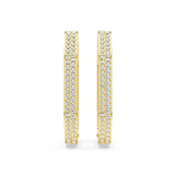 Swarovski Dextera Lge Octagon Hoop Ergs, RHS Earrings
