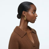 Swarovski Dextera Lge Octagon Hoop Ergs, RHS Earrings