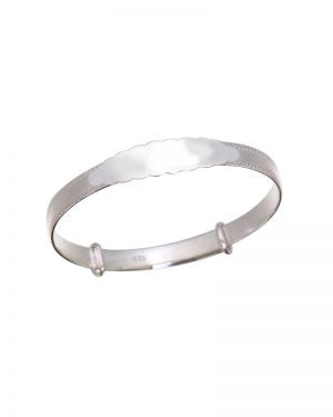 Sterling Silver ID Baby Bangle