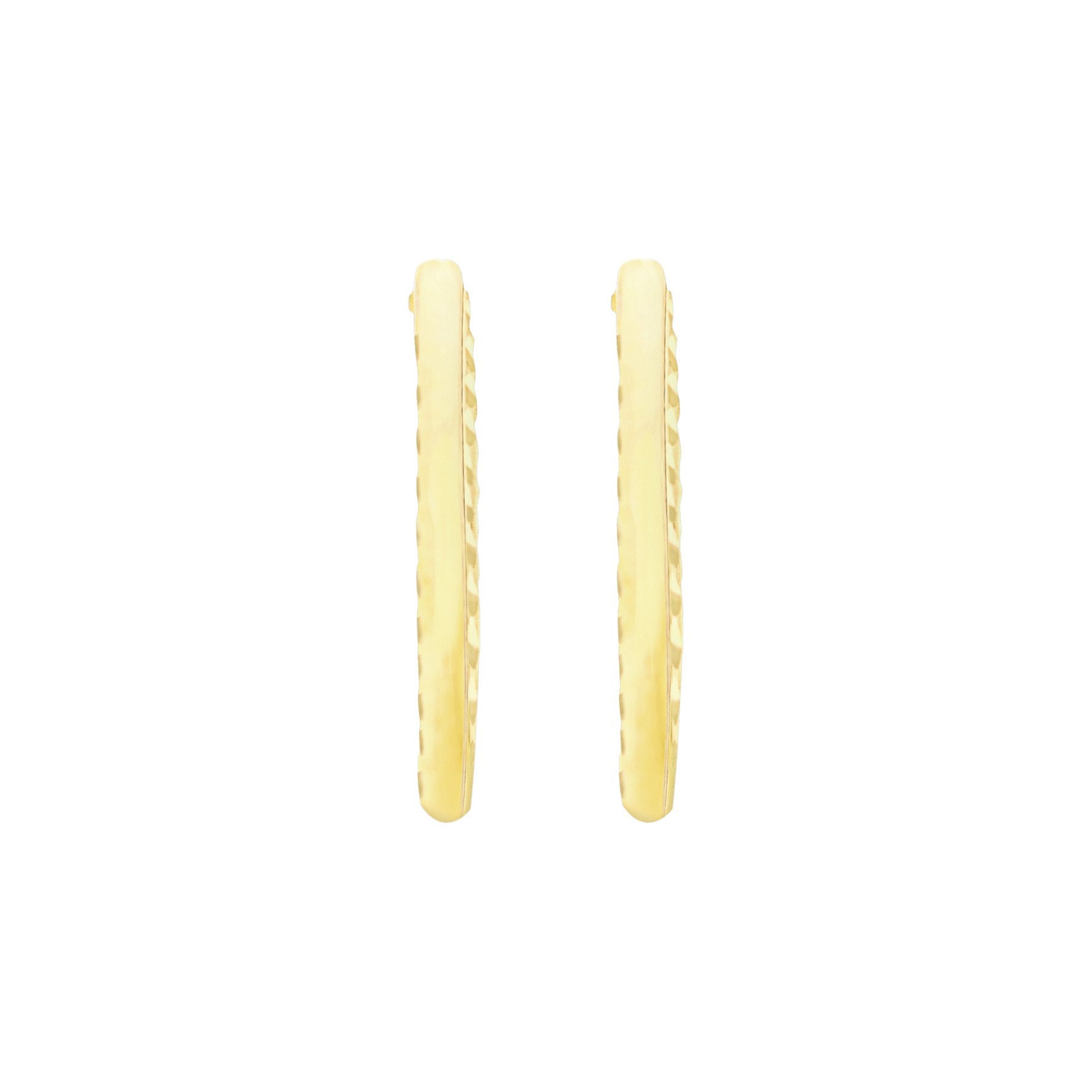 9ct Yellow Gold Sleeper Earrings 18mm