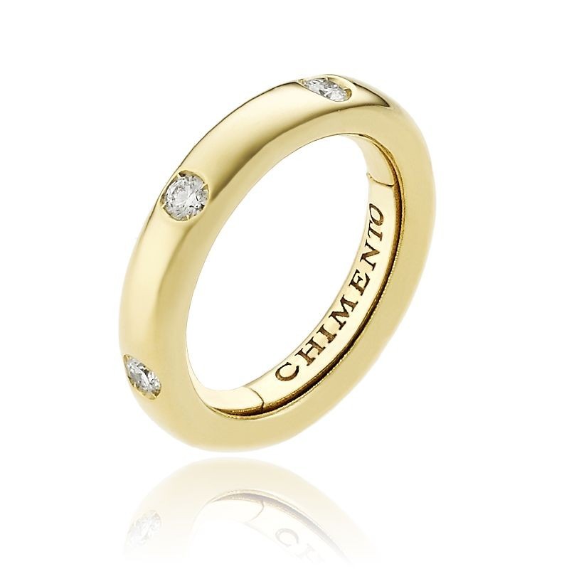 Chimento Stack Me 18ct Yellow Gold Ring 0.36ct