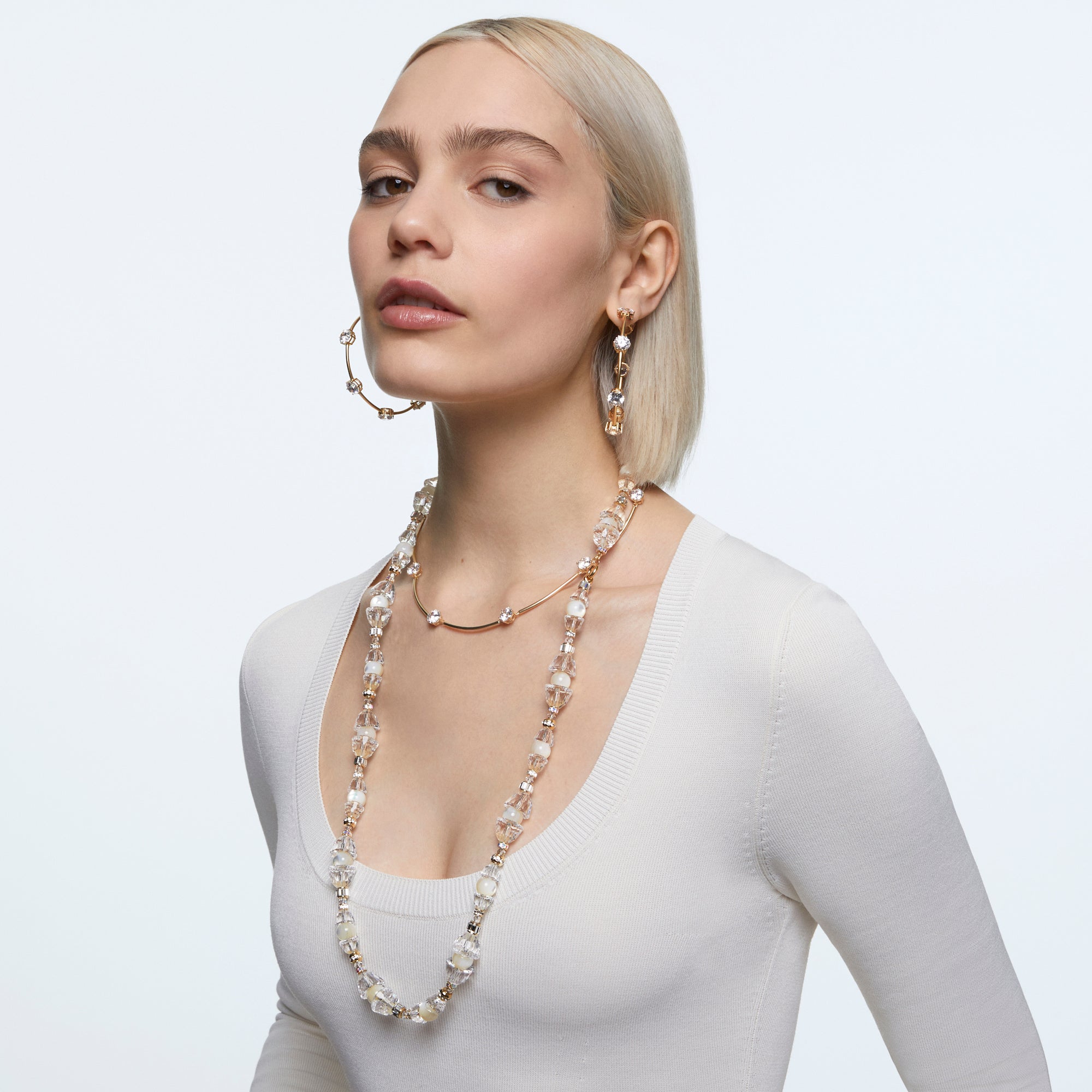 Swarovski Constella Hoop Earrings - GOS
