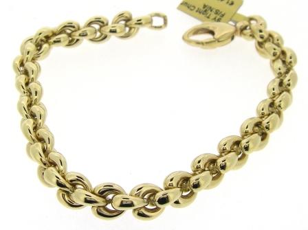 9ct Yellow Gold Fancy Link Bracelet