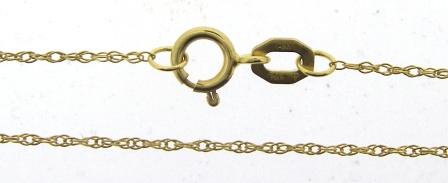 9ct Yellow Gold Fine Prince Of Wales Link Chain