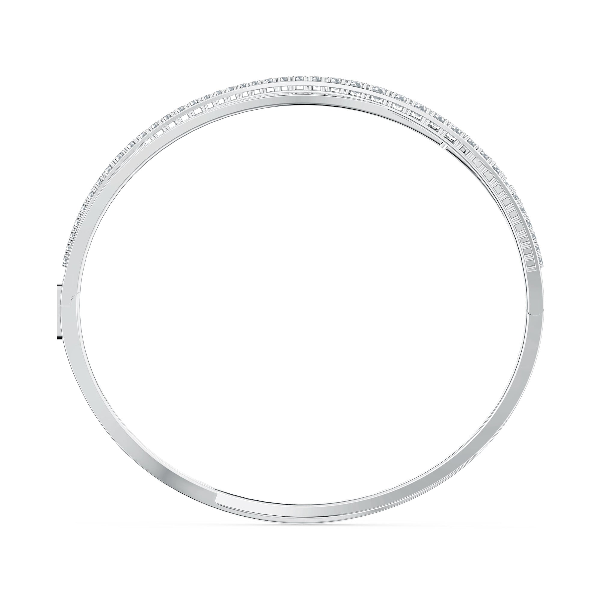 Hyperbola Bangle CRY/RHS- M