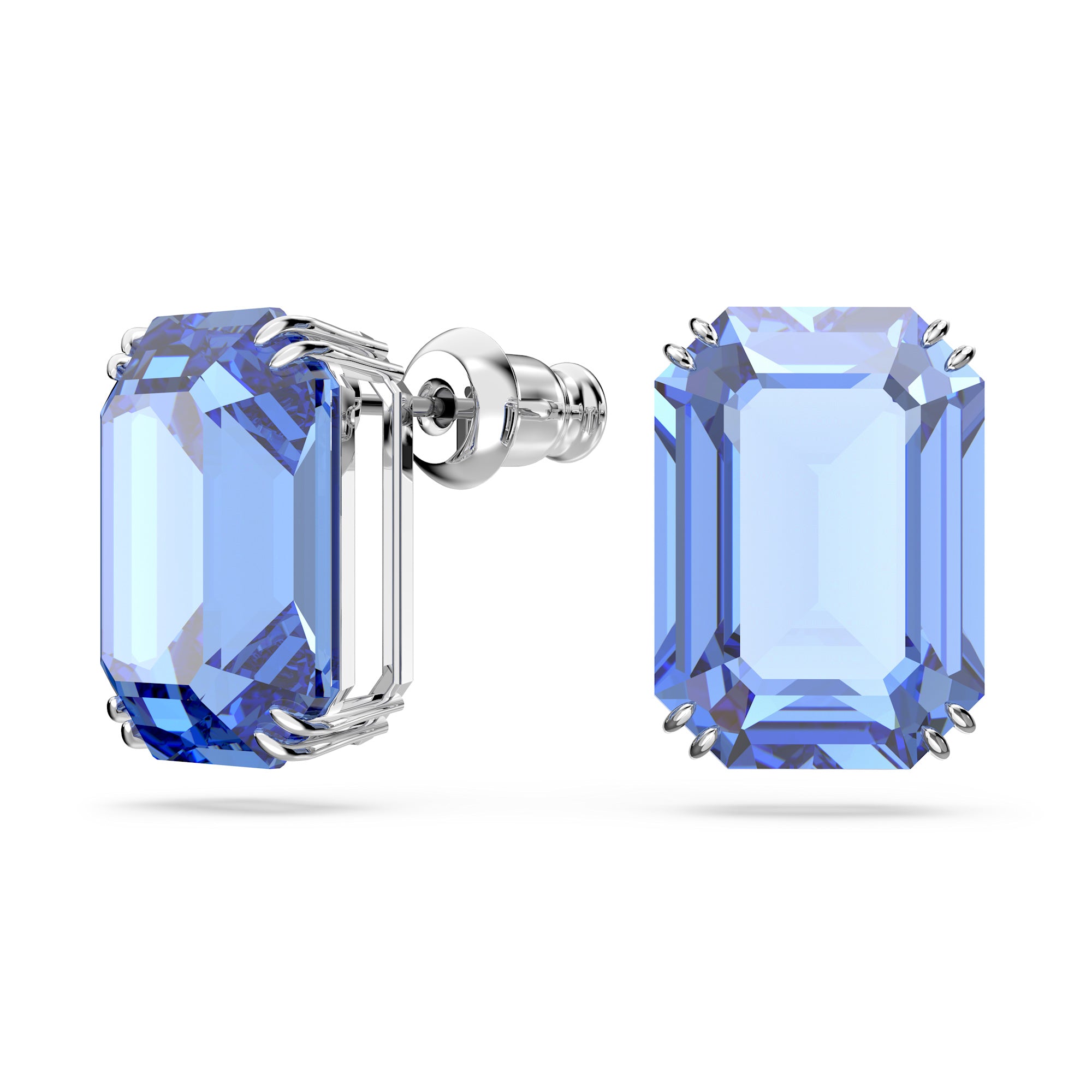 Swarovski Millenia Stud Earrings - Octagon cut crystals