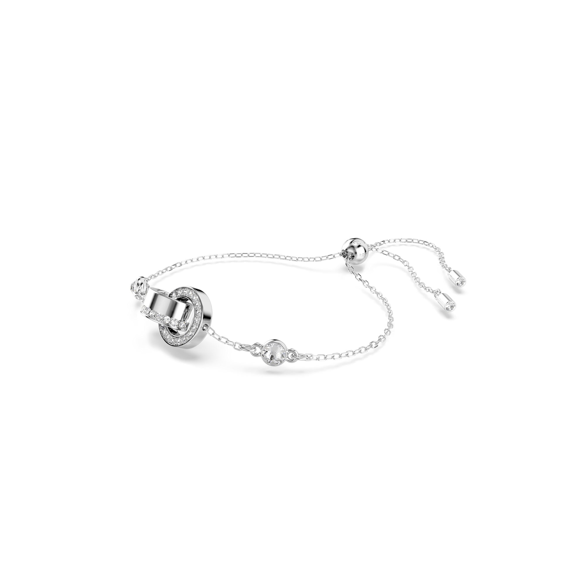 Swarovski Rhodium Plate Hollow Bracelet