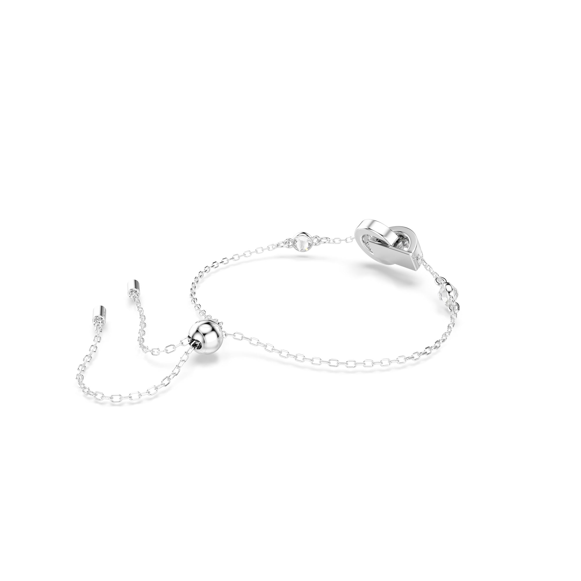 Swarovski Rhodium Plate Hollow Bracelet