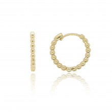 9ct Yellow Gold Twist Hoop Earrings