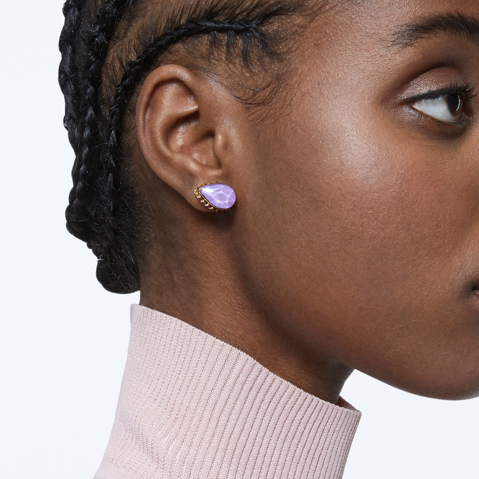 Swarovski Orbita Stud Ergs, LILA/GOS Earrings
