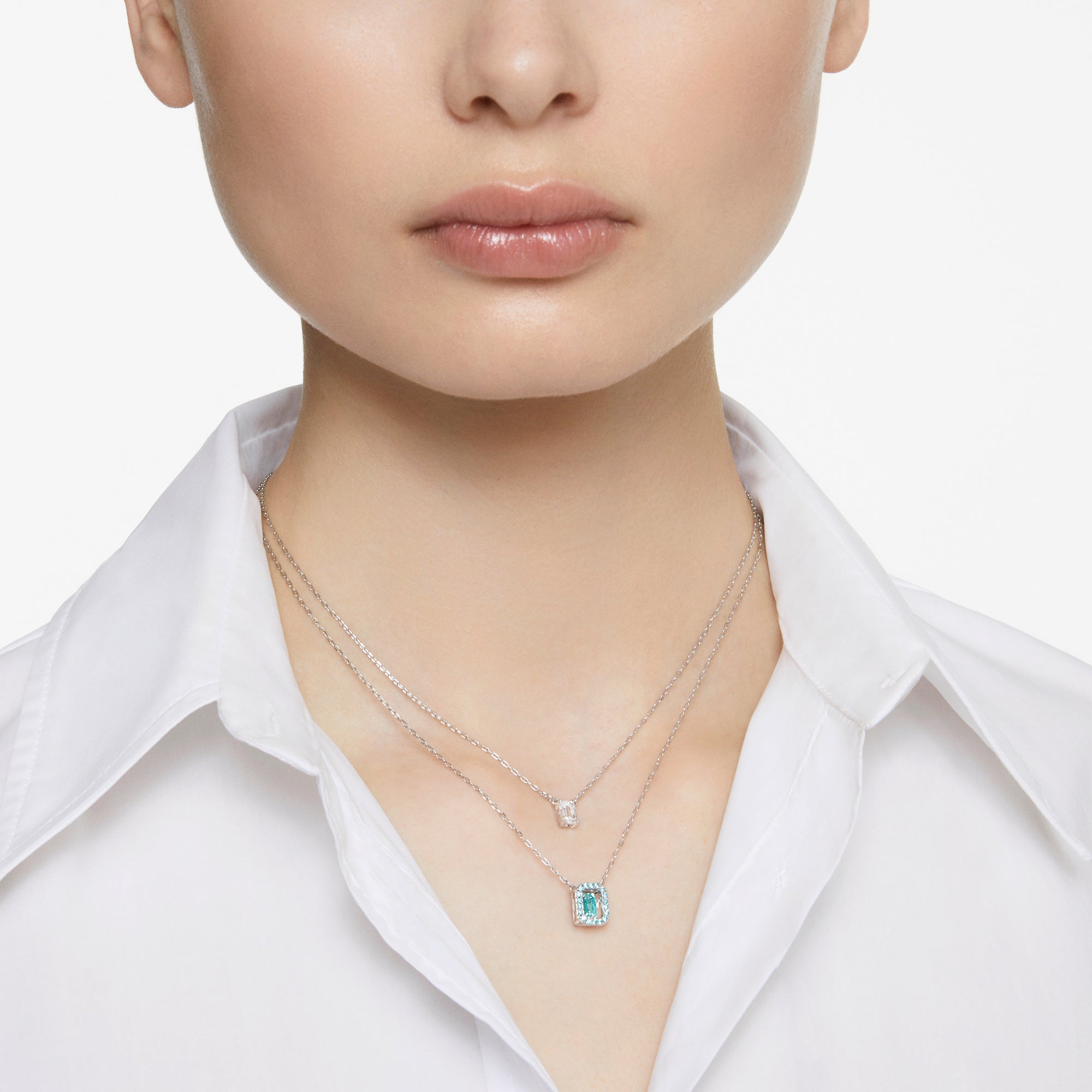 Millenia Layered Nlace, Oct., Blue, RHS