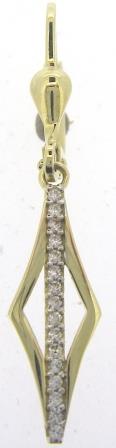 Celestial 9ct Yellow Gold Star Drop Earrings