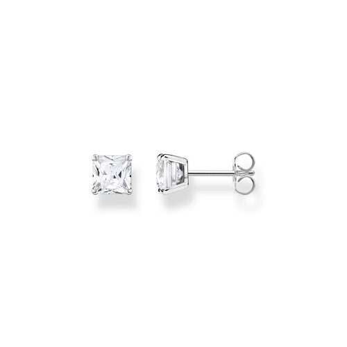 Thomas Sabo Sterling Silver CZ Stud Earrings 6mm