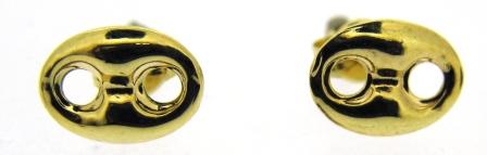 9ct Yellow Gold Open Flower Stud Earrings