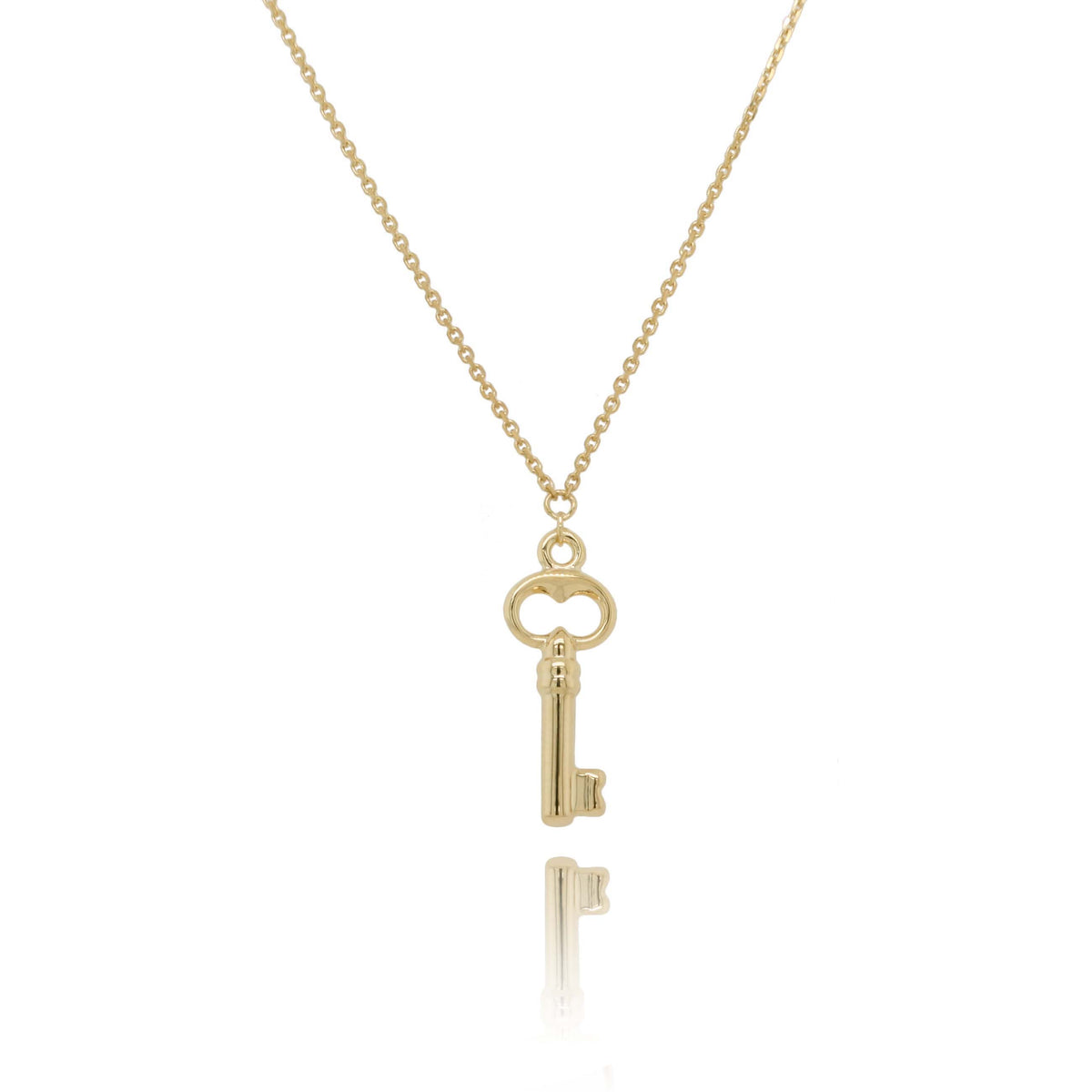 9ct Yellow Gold Small Key Pendant
