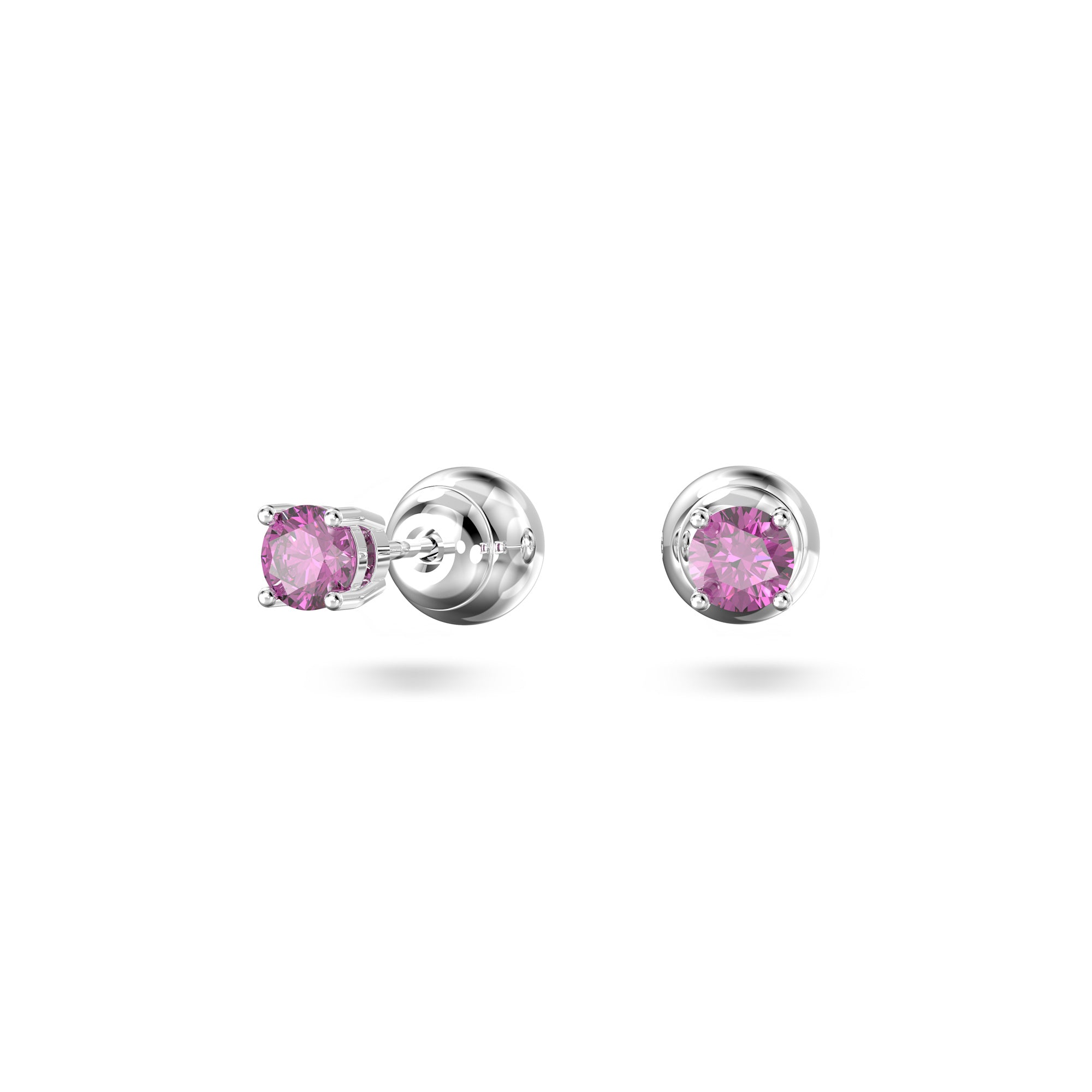 Swarovski Stilla Stud Ergs, RHS/Pink CRY Earrings