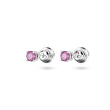 Swarovski Stilla Stud Ergs, RHS/Pink CRY Earrings