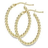 Petite 9ct Yellow Gold Hoop Earrings