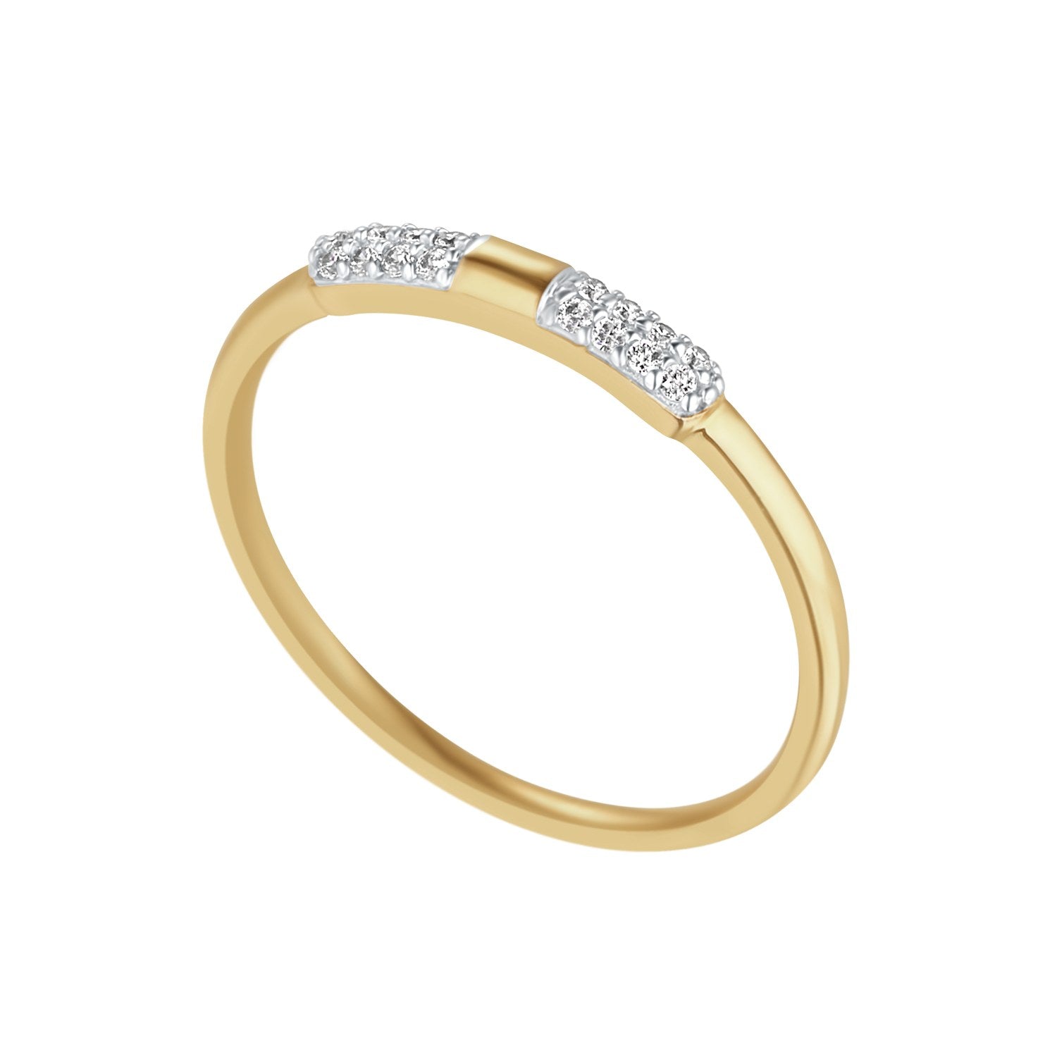 9ct Yellow Gold Cubic Zirconia Ring