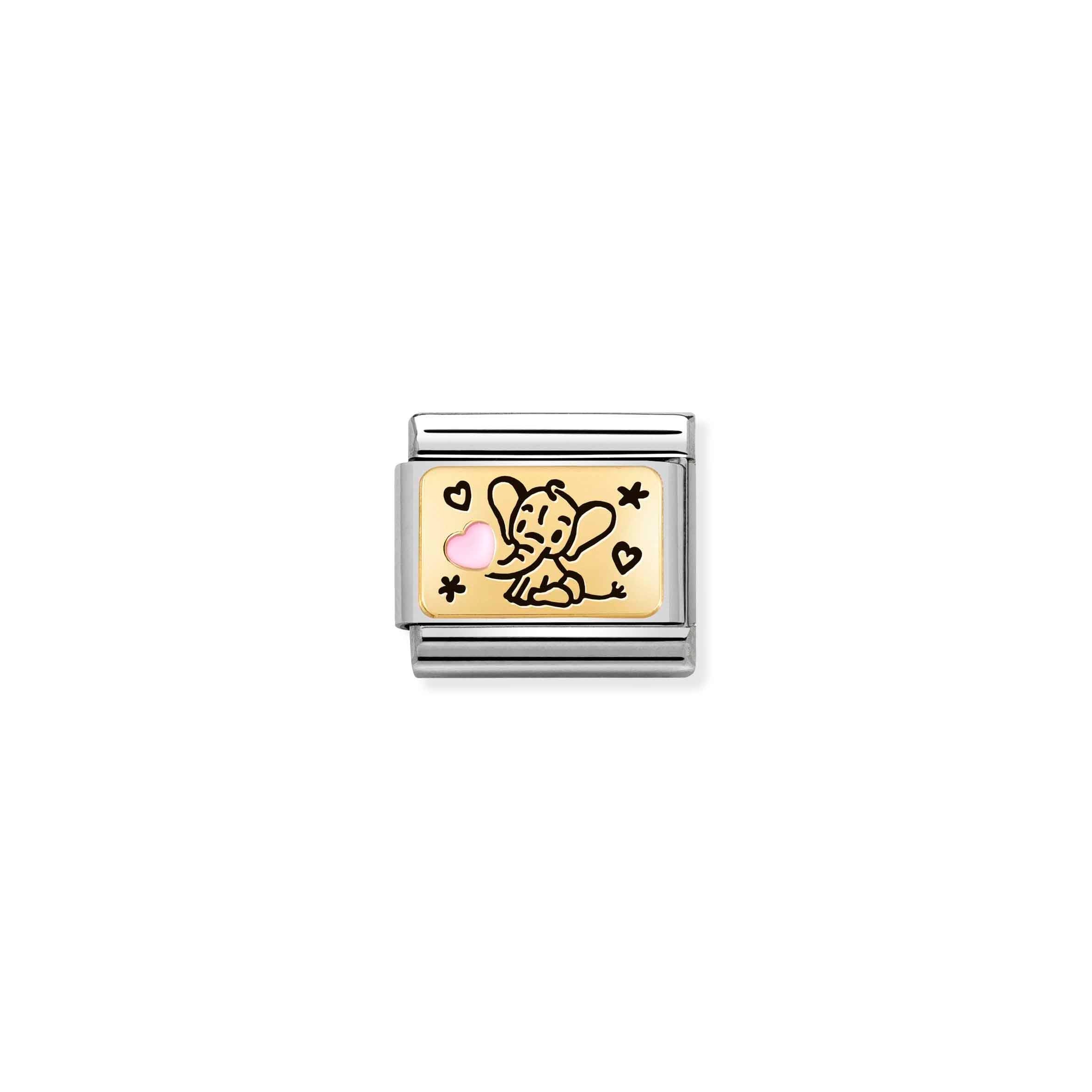 Nomination Composable Classic Pink Elephant Charm
