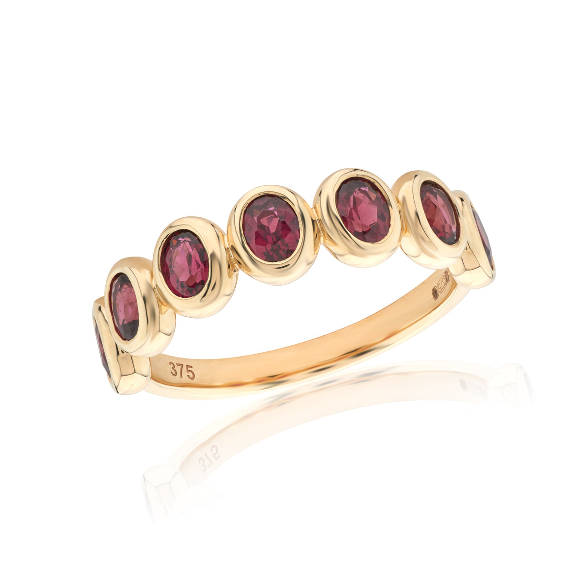 9Y Rhodolite Garnet Ring