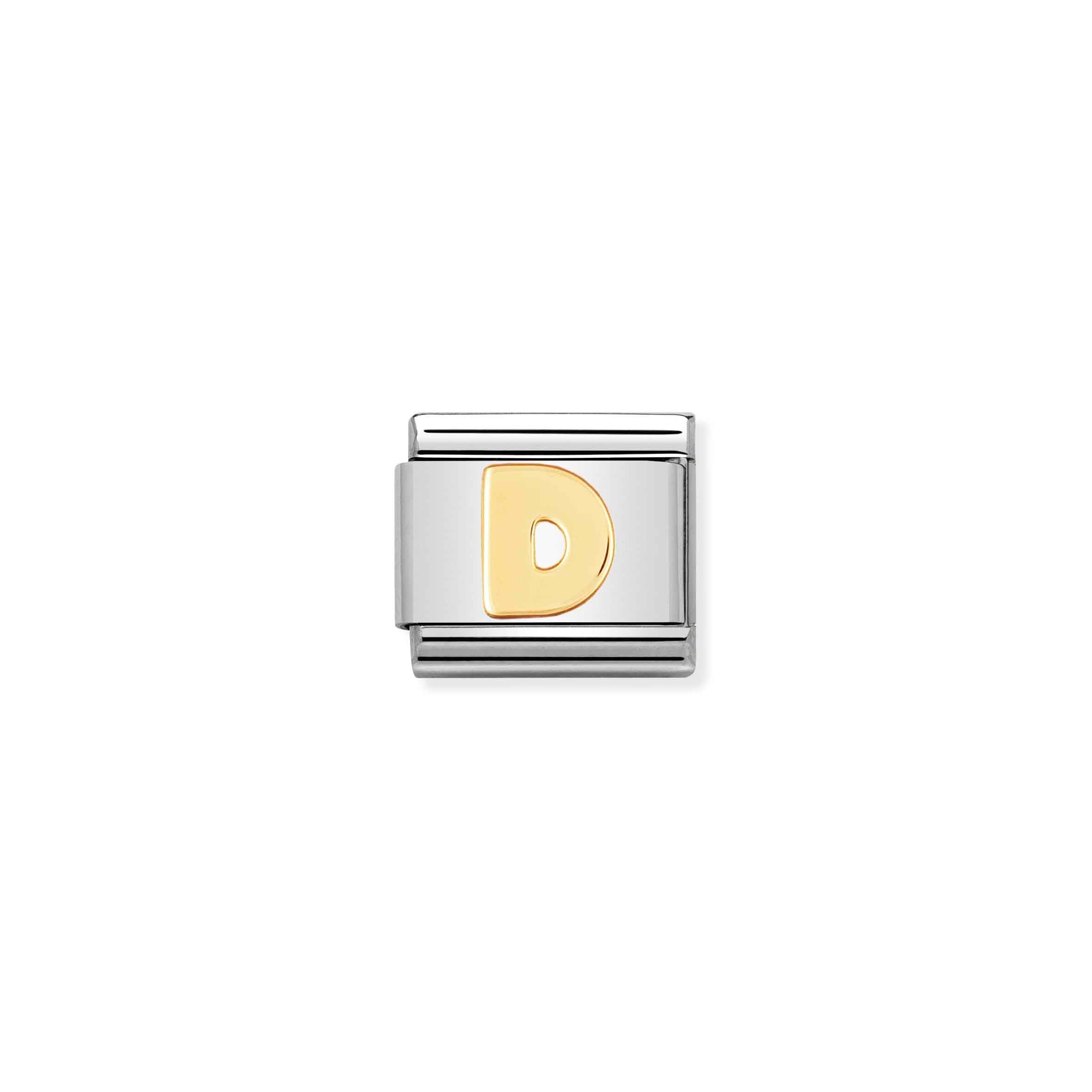 Nomination Composable Classic Letter 'D' Charm Link