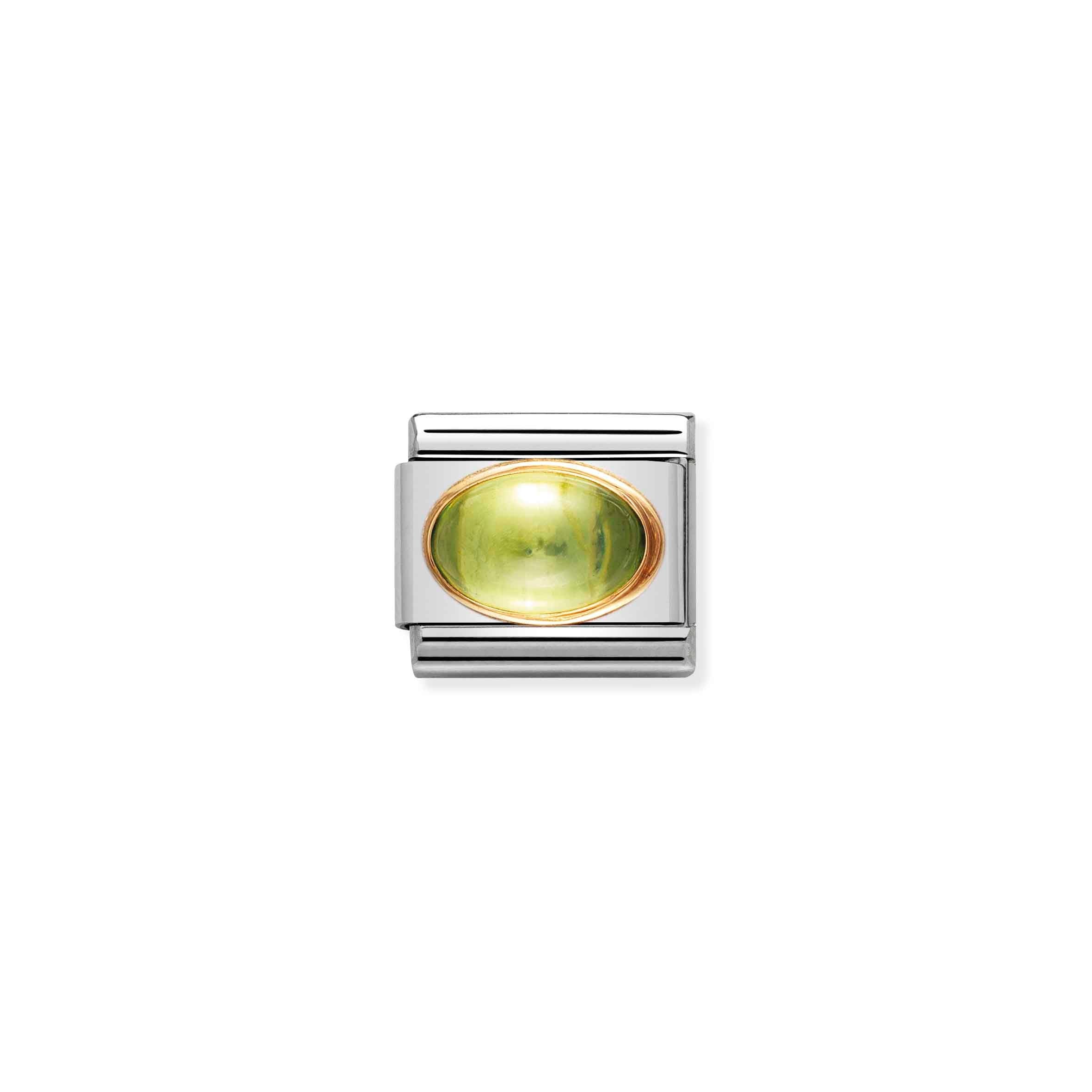 Nomination Composable Classic Oval Peridot Link