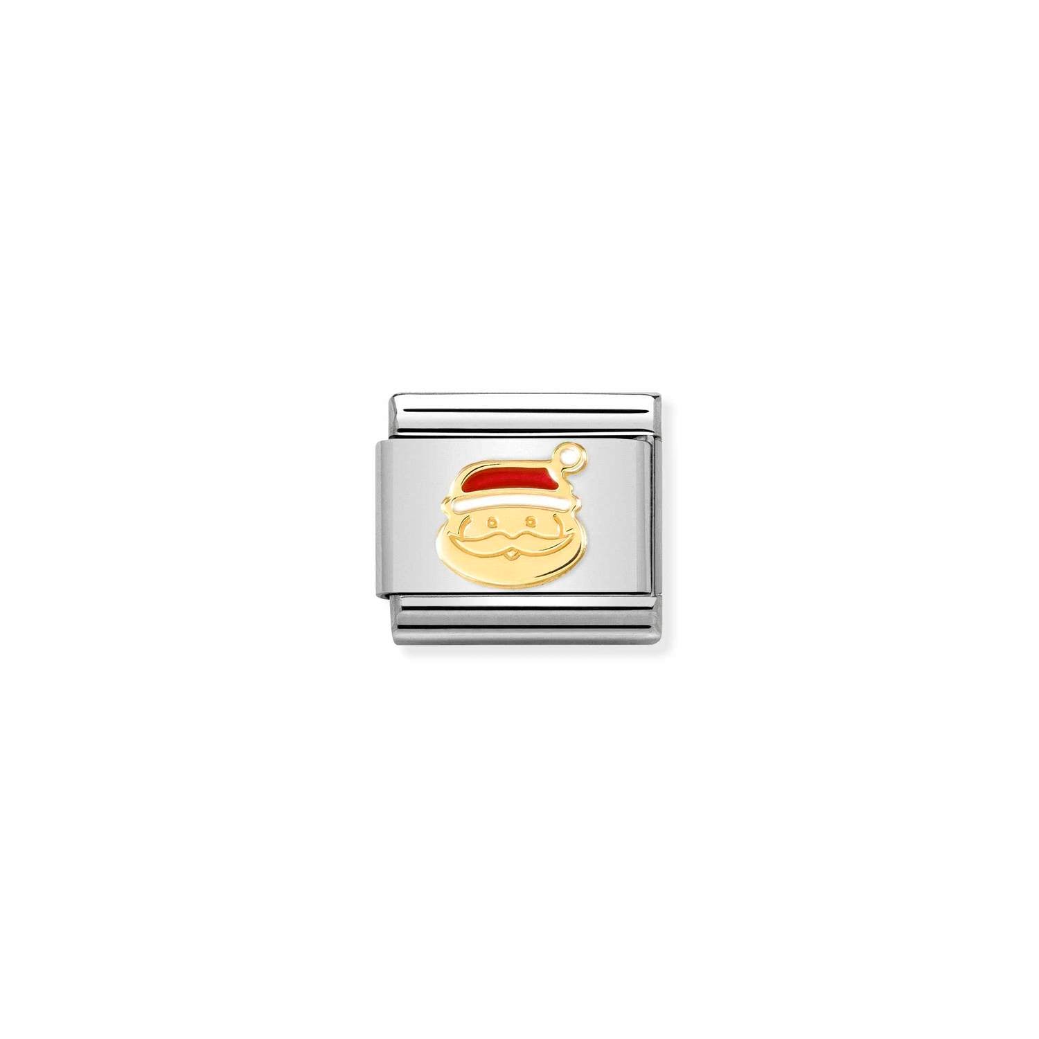 Nomination Composable Classic Christmas Santa Claus Charm