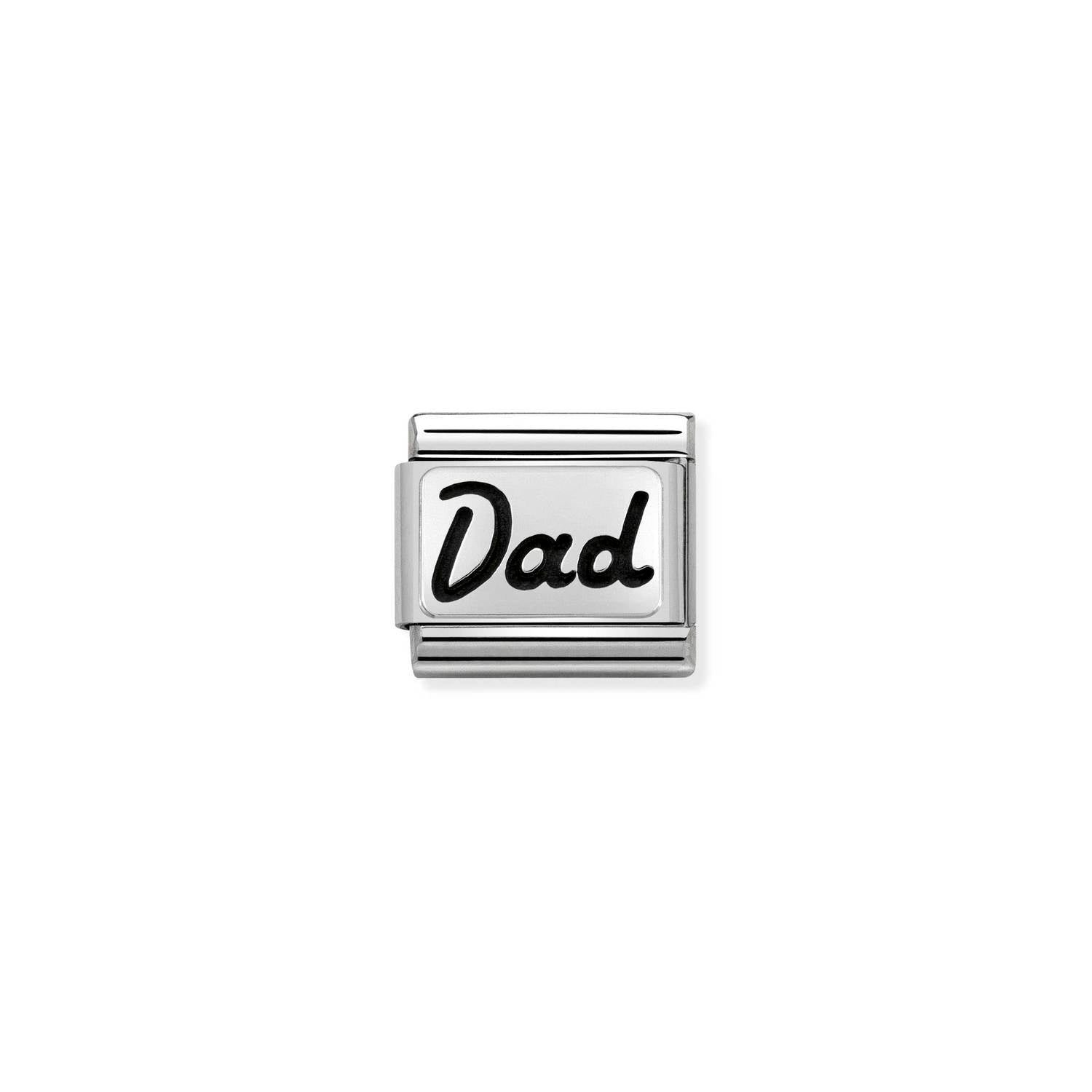 Men's Nomination Composable Classic Dad Oxidised Plate Charm