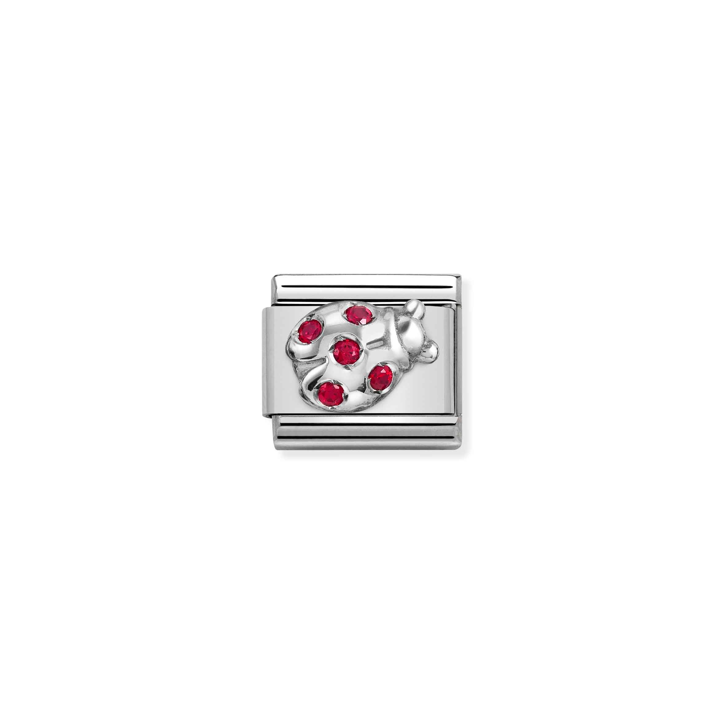 Nomination Composable Classic Symbols Red Ladybug Charm