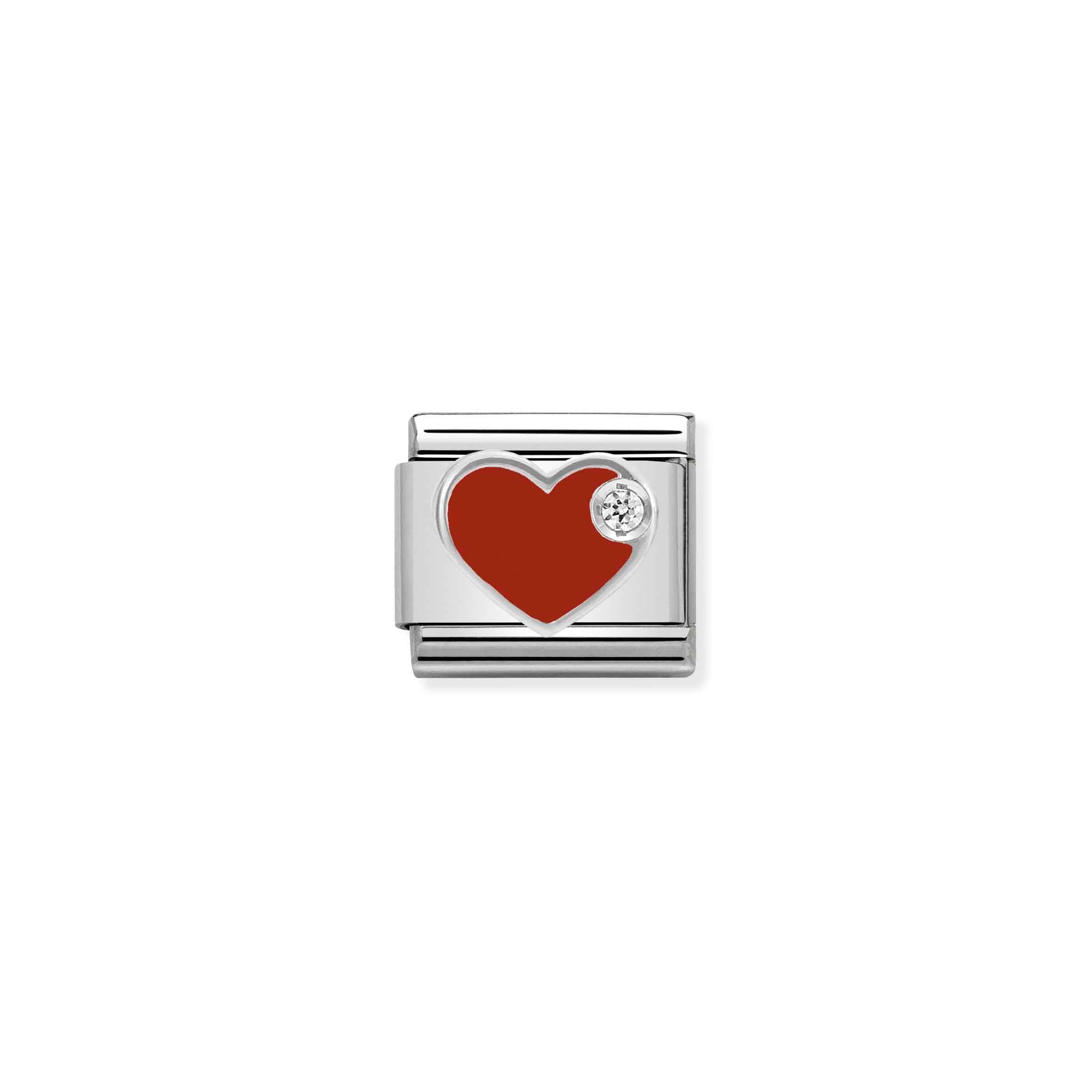Nomination Composable Classic Red Heart Charm
