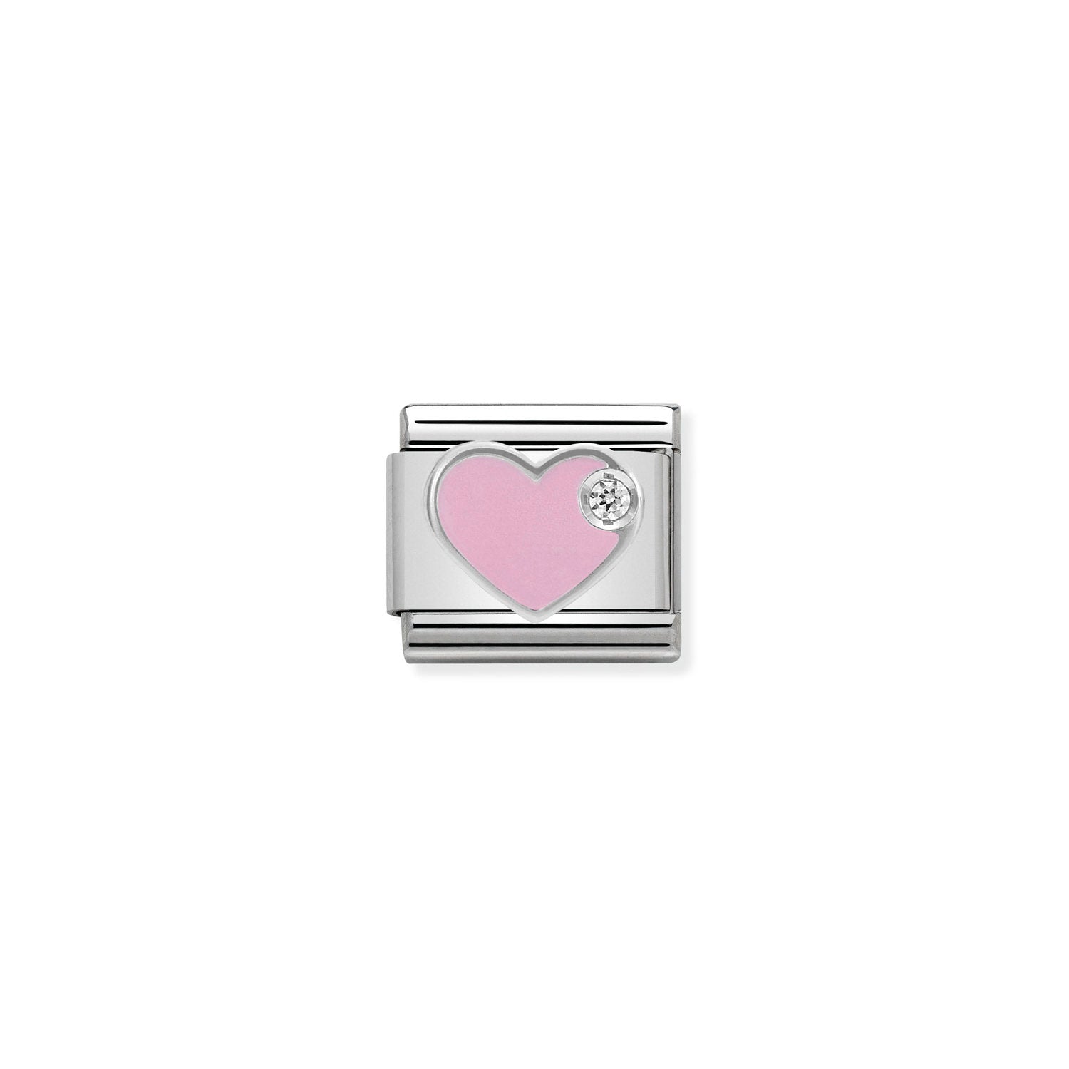 Nomination Composable Classic Pink Heart Charm Link
