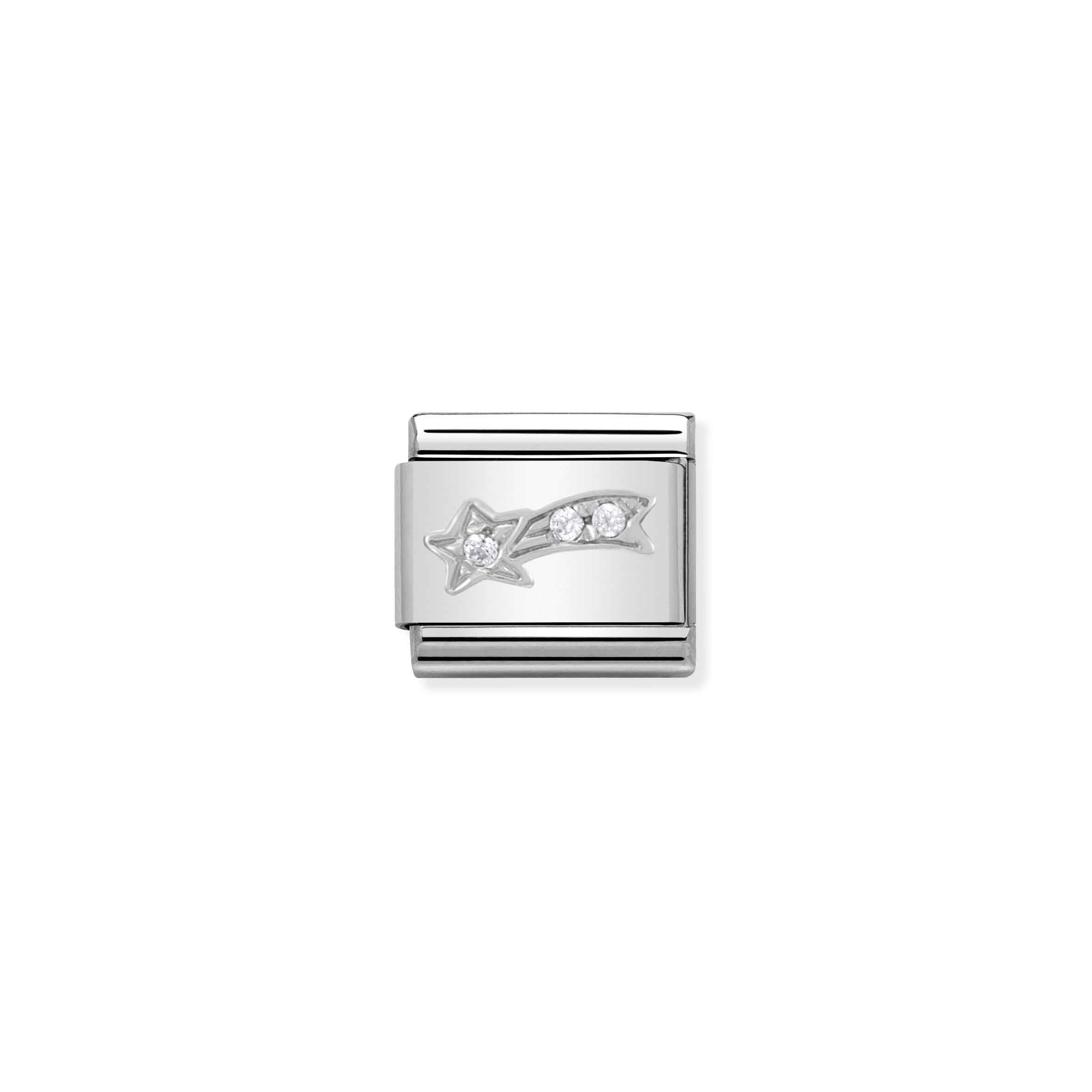 Nomination Composable Classic Christmas White Comet Charm Link