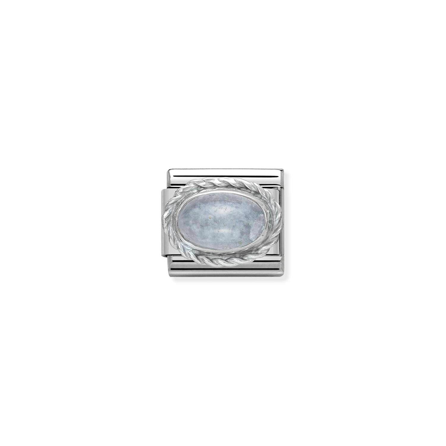 Nomination Composable Classic Aquamarine Oval Stone Charm