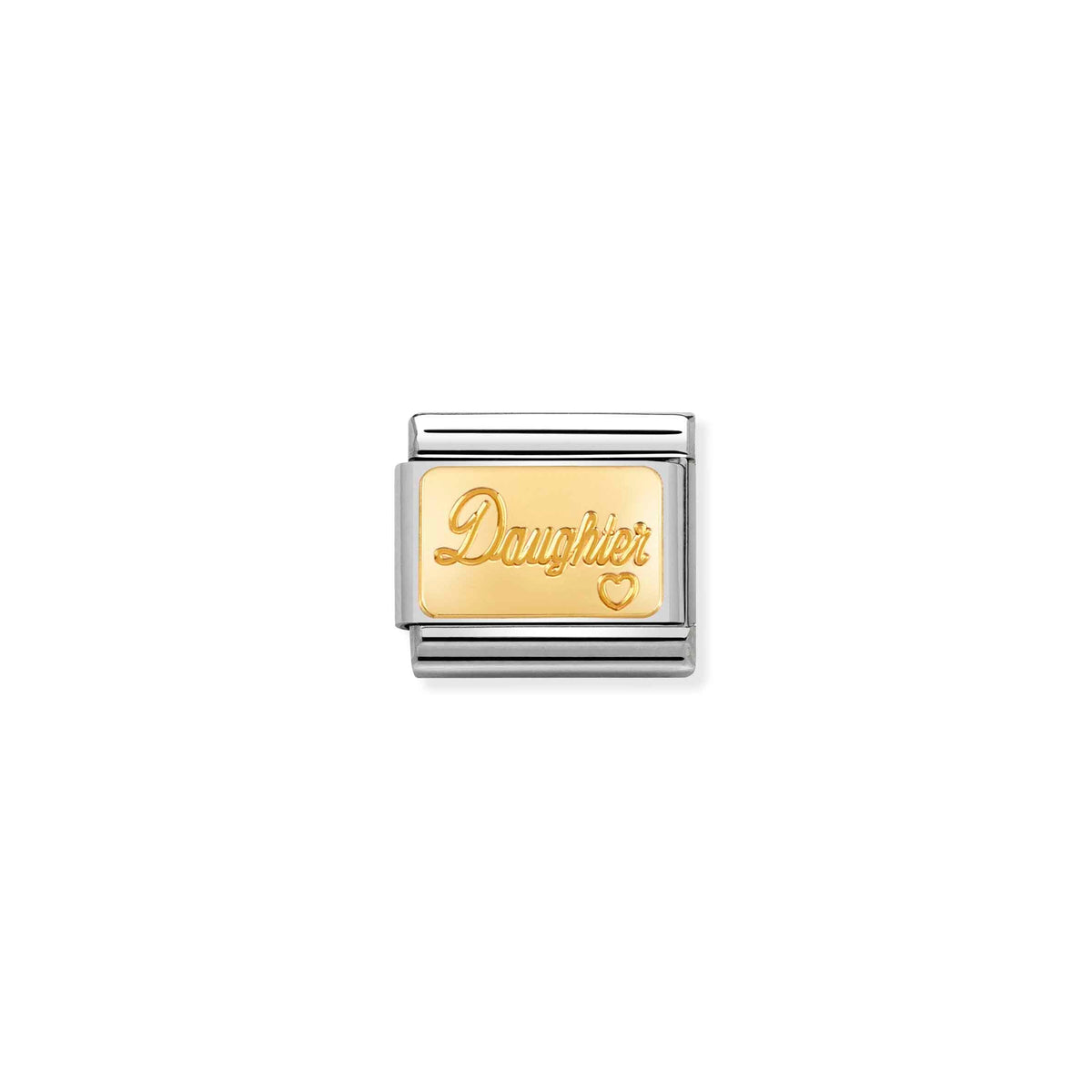 Nomination EngravedDaughter - Stainless Steel / Yellow Gold