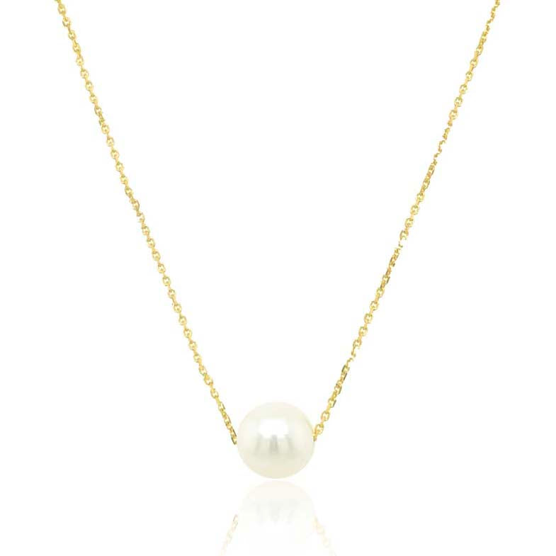 9ct Yellow Gold Culture Pearl Necklace
