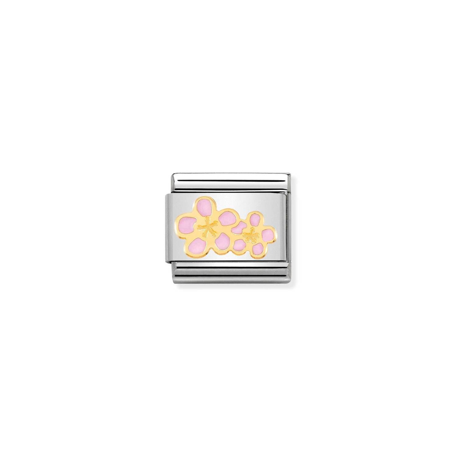 Nomination Composable Classic Natura Peach Flowers Charm
