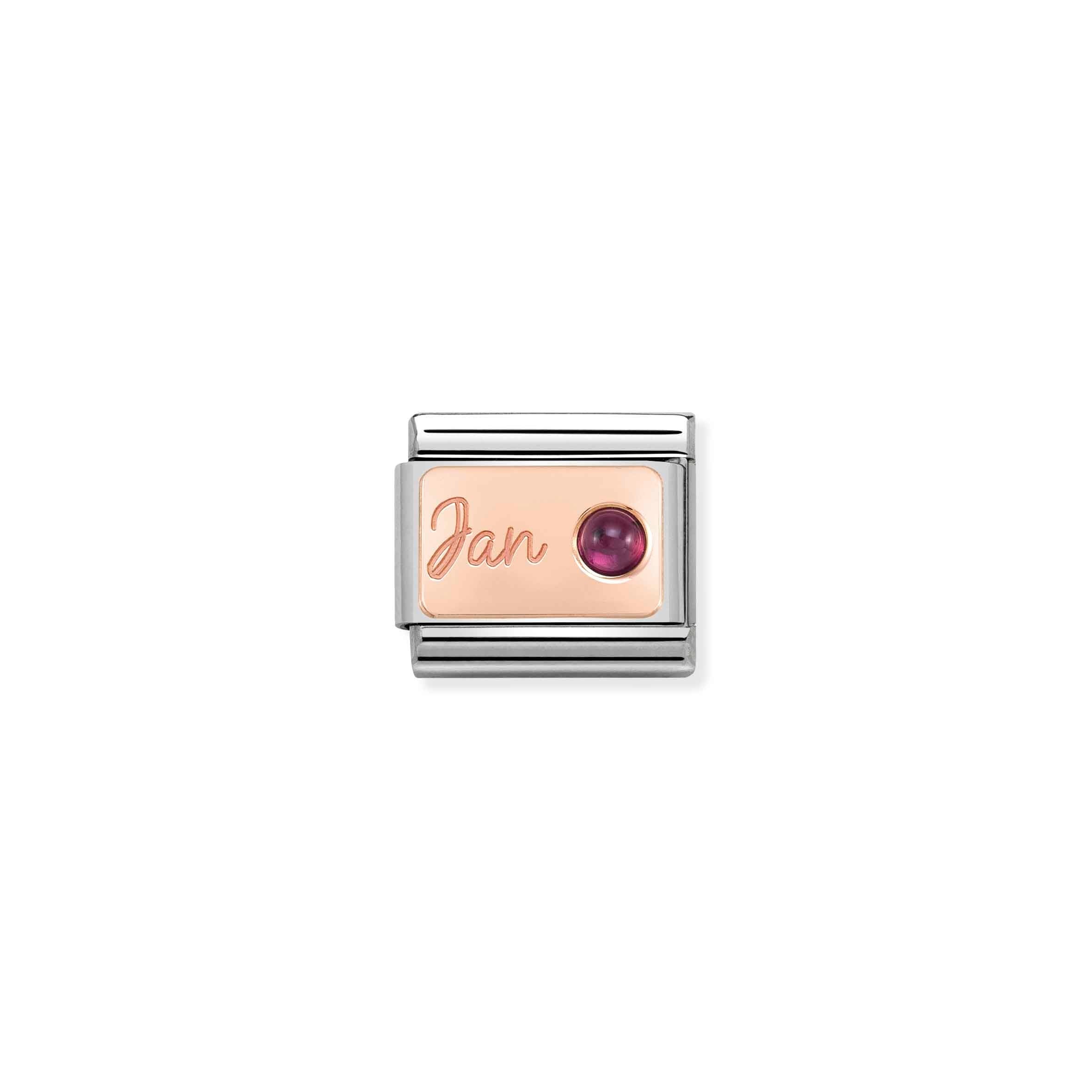 Nomination Composable Classic January Garnet Birthstone Link