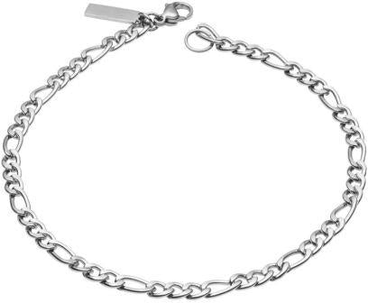 Fred Bennett Stainless Steel Figaro Link Bracelet