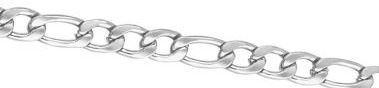 Fred Bennett Stainless Steel Figaro Link Chain Necklace