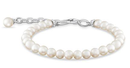 Thomas Sabo Sterling Silver Bracelet with Freshwater Pearls