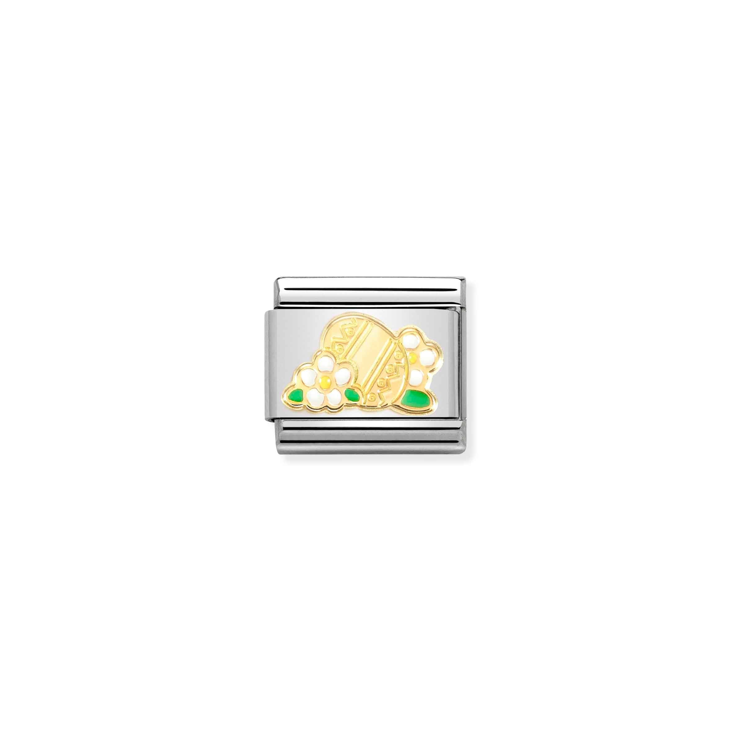 Nomination Composable Classic Easter Egg & Flower Charm