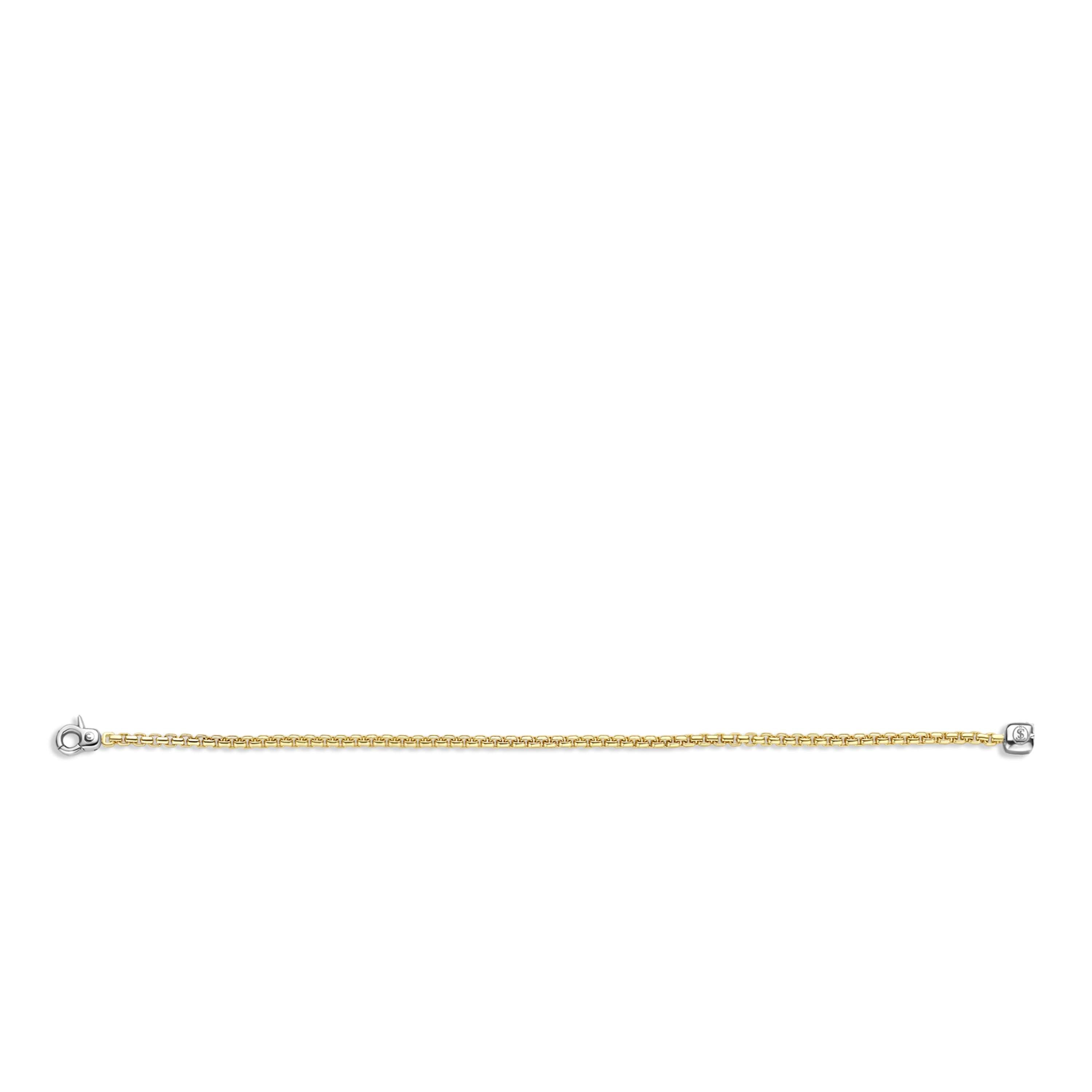Ti Sento Sterling Silver Yellow Gold Plated Gilded Bracelet