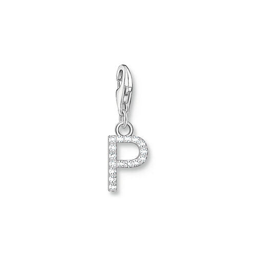 Thomas Sabo Sterling Silver CZ Letter P Charm