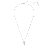 Swarovski Imber Pendant - Rhodium Plated - White Crystals