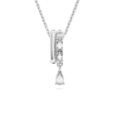 Swarovski Imber Pendant - Rhodium Plated - White Crystals